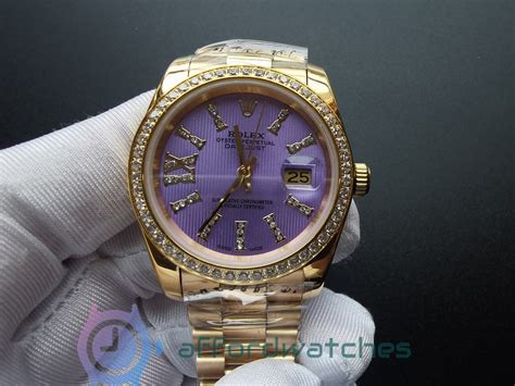 purple rolex womens|Rolex Purple Watches .